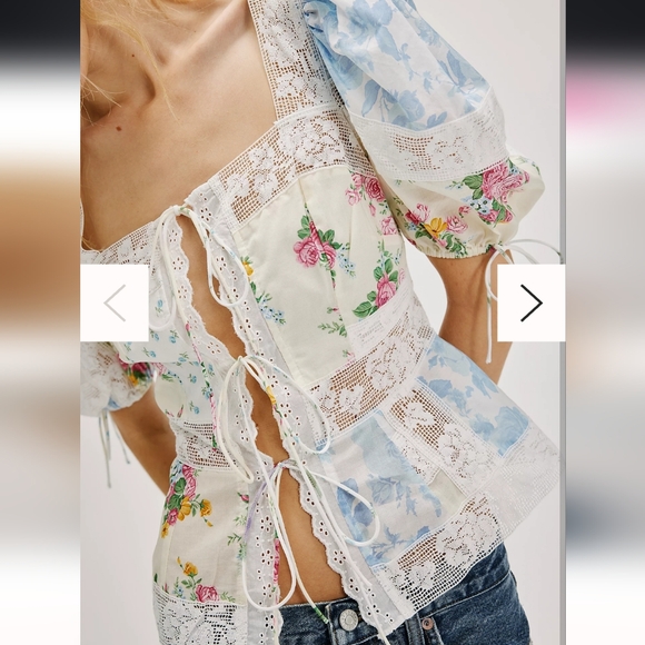 NWT For Love & Lemons Violette Top - Picture 1 of 2